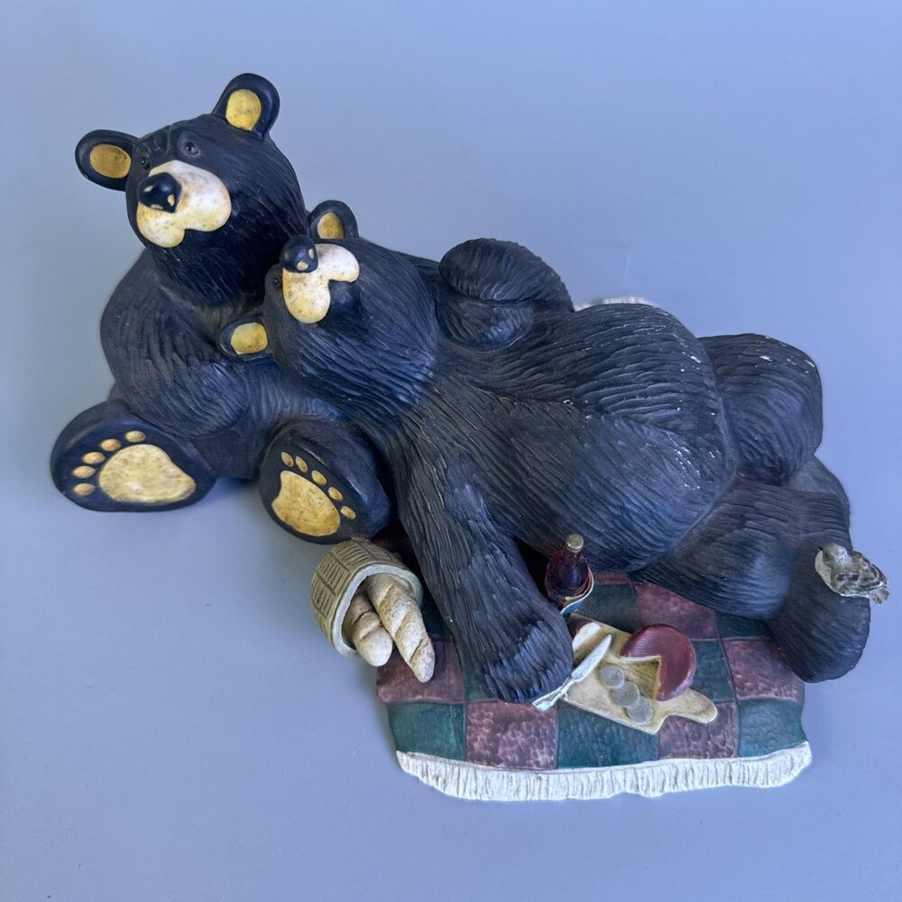JEFF FLEMING BEARFOOTS "BEAR PICNIC" FIGURINE